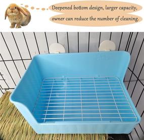 img 1 attached to Hamiledyi Rabbit Plastic Trainer Chinchillas