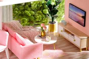 img 2 attached to 🏠 CUTEROOM Miniature Furniture Wood Dollhouse