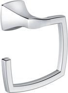 moen voss collection hand towel ring for bathroom, chrome - yb5186ch logo