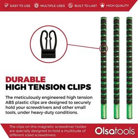 img 1 attached to Набор органайзеров для магнитных отверток Olsa Tools (набор из 3 предметов)