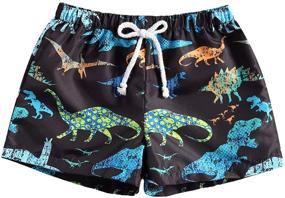 img 4 attached to 🩳 Swim in Style with Toddler Trunks: Camouflage Boys' Clothing for Bathing and Swimsuits