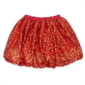 img 3 attached to Colourful Collection: Coralup Little Girls Sparkle Sequins Ballet Tutu Skirts (12 Vibrant Colors, Age 0-6 Years)