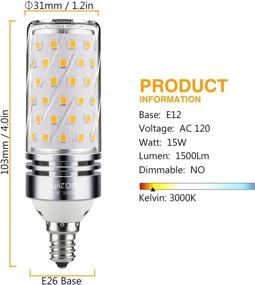 img 3 attached to 💡 Yiizon E12 светодиодные лампы Corn: эффективное осветительное решение для любого помещения