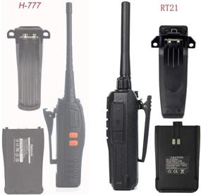 img 1 attached to Retevis RT21 Walkie Talkies: Long Range Rechargeable Two Way Radios with Earpiece for Camping & Hunting - 2 Pack