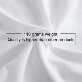 img 2 attached to Hodo Home Twin Bedding Duvet Cover Sets - 2 Pieces White Comforters Sets, 68x90 Soft Pom Pom Comforter Cover with Zipper Closure & 20x26 Pillowcase