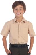 boys' gioberti solid dress short sleeve for tops, tees & shirts logo