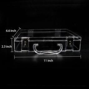 img 3 attached to 📦 Ultimate Clear Plastic Box with Lid for Organizing Jewelry, Tools, Office & Pet Supplies