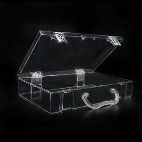 img 2 attached to 📦 Ultimate Clear Plastic Box with Lid for Organizing Jewelry, Tools, Office & Pet Supplies