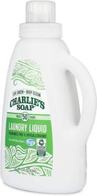 img 2 attached to Charlie’s Soap Laundry Liquid: Powerful and Hypoallergenic Detergent for 🧺 Deep Cleaning - 2 Pack (50 Loads) - Safe, Effective, and Non-Toxic