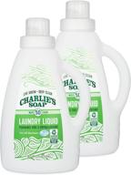 charlie’s soap laundry liquid: powerful and hypoallergenic detergent for 🧺 deep cleaning - 2 pack (50 loads) - safe, effective, and non-toxic logo