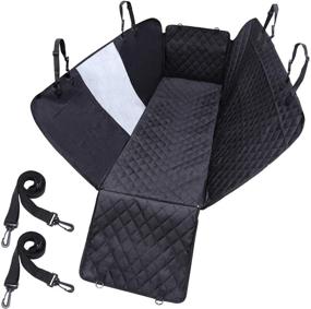 img 1 attached to 🐾 Rivins Pets Waterproof Dog Car Seat Cover Protector - Scratchproof, Nonslip Hammock for Backseat Protection Against Dirt and Pet Fur - Durable Seat Covers for Cars, Trucks, and SUVs