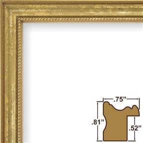 img 3 attached to Craig Frames 314GD Ornate Gold Picture Frame: 🖼️ Enhance Your Artwork with Elegance | 18x24 Inch Frame