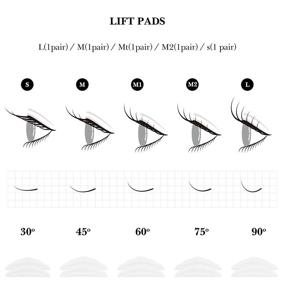 img 1 attached to BREYLEE Lash Lift Kit: Salon-Grade Semi-Permanent Eyelash Perm for Stunning Curls & Lifts