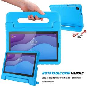 img 1 attached to 🔵 ProCase Kids Case for Lenovo Tab M10 HD 2nd Gen/Smart Tab M10 HD 2nd Gen (TB-X306F TB-X306X), Lightweight Shockproof Stand Cover Case, Kids Friendly, for Lenovo M10 HD 2nd Gen 10.1" 2020 – Blue