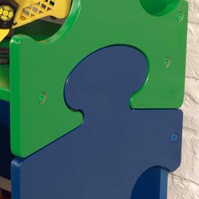 img 1 attached to 📚 KidKraft Wooden Puzzle Piece Bookcase - Primary Colors, 3 Shelves, Gift for Ages 3+