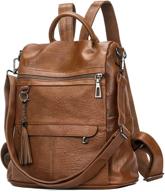 alovhad backpack shoulder convertible rucksack women's handbags & wallets in fashion backpacks logo