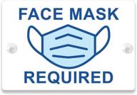 😷 set of signs requiring face masks logo