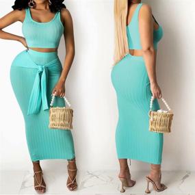 img 2 attached to 👗 Stylish and Sensational: Women's Bandage Bodycon Dresses - Perfect Outfits for Women's Clothing