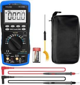 img 4 attached to 🔧 Infurider YF-770N Auto-Ranging Digital Multimeter Voltmeter Avometer Universal Meter 6000 Counts with Self-Locking Protection, NCV for AC DC Volt Amp Ohm Capacitance Temp Diode Test