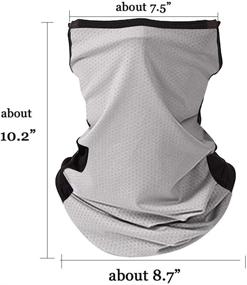 img 1 attached to 🧊 Stay Cool and Comfortable: Cooling Gaiters Loops with Breathable Holes for Boys' Accessories