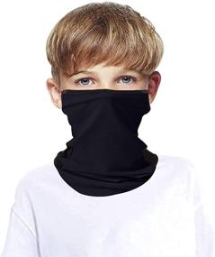 img 3 attached to 🧊 Stay Cool and Comfortable: Cooling Gaiters Loops with Breathable Holes for Boys' Accessories