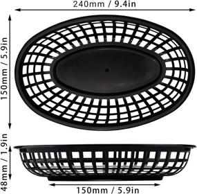 img 1 attached to 🥪 Eusoar Sandwich Supplies: Oval-shaped Restaurant Must-Haves