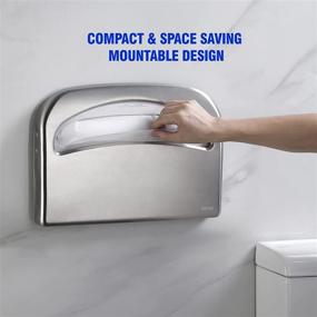 img 1 attached to Stainless 16 Inch Toilet Paper Dispenser - Commercial Grade