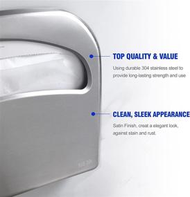 img 3 attached to Stainless 16 Inch Toilet Paper Dispenser - Commercial Grade