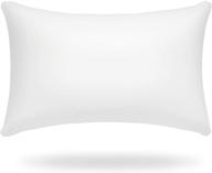 🔍 aeromax 12×20 premium hypoallergenic memory foam lumbar support throw pillow insert square for decorative cushion bed couch sofa – no deformation over time logo