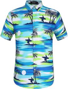 img 4 attached to SSLR Coconut Button Casual Hawaiian