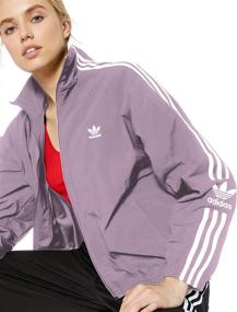 img 2 attached to Стильно и шикарно: женская куртка adidas Originals Lock Up Track Top