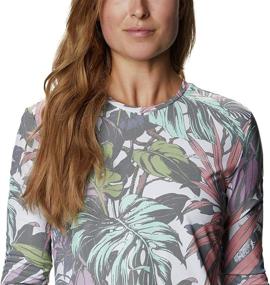 img 1 attached to 🌞 Stay Cool and Protected with Columbia Women's Sun Deflector Summerdry Long Sleeve Shirt!