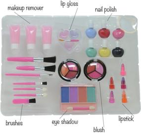 img 3 attached to 💄 Long-lasting and Washable Makeup Set for Creative Kids - Dolls Collection