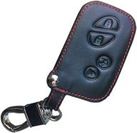 🔑 rpkey leather keyless entry remote control key fob cover case protector replacement for lexus es350 gs300 gs350 gs430 gs450h isc is250 is350 ls460 ls600h hyq14aab 89904-50380 89904-30270 logo