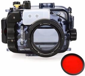 img 4 attached to 📷 Seafrogs 40m/130ft Waterproof Underwater Camera Housing Case for A6000 A6300 A6500 & 16-50mm Lens with EACHSHOT Red Filter - Ultimate Protection for Capturing Stunning Underwater Photos!