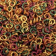 🌈 weave got maille 18-gauge 3.5mm autumn enameled copper jump ring mix - 1 oz: vibrant colors for your craft projects logo