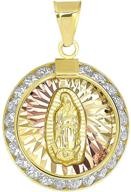 трехцветная подвеска guadalupe elegant medallion логотип