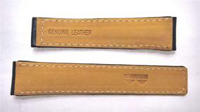 img 1 attached to Alligator Style Genuine Leather Watchband Included