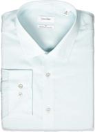 calvin klein performance: elevated style for men with spread collar clothing logo