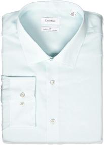 img 1 attached to Calvin Klein Performance: Elevated Style for Men with Spread Collar Clothing