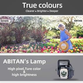img 2 attached to 💡 ABITAN V13H010L49 Replacement Lamp Blub for Epson PowerLite Home Cinema Projectors - Compatible with ELPLP49 - High-Quality Housing Included