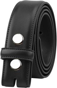 img 4 attached to Falari Replacement Genuine Leather Without Men's Accessories and Belts