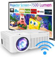 upgraded projector supported compatible smartphone logo