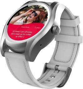 img 2 attached to BLU X Link - Silver Smartwatch Compatible with Android and iOS