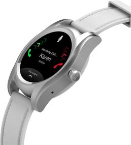 img 1 attached to BLU X Link - Silver Smartwatch Compatible with Android and iOS