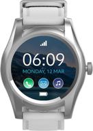 blu x link - silver smartwatch compatible with android and ios logo