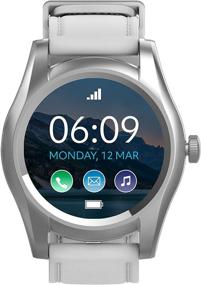 img 4 attached to BLU X Link - Silver Smartwatch Compatible with Android and iOS