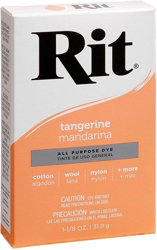 rit dye powdered fabric tangerine 로고
