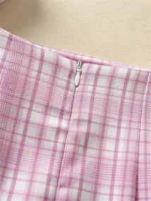 img 1 attached to SOLY HUX Womens Plaid Split Women's Clothing for Skirts