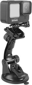 img 4 attached to Вакуумное крепление Smatree для камер GoPro MAX, Hero 10, 9, 8, 7, 6, 5, 4, 3+, 3, Session, 2018 и DJI OSMO Action Camera (обновленная версия)